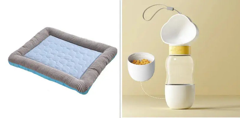 Pet Cooling Pad Bed For Dogs Cats Puppy Kitten Cool Mat Pet Blanket Ice Silk Material Soft For Summer Sleeping Blue Breathable Meifu Market