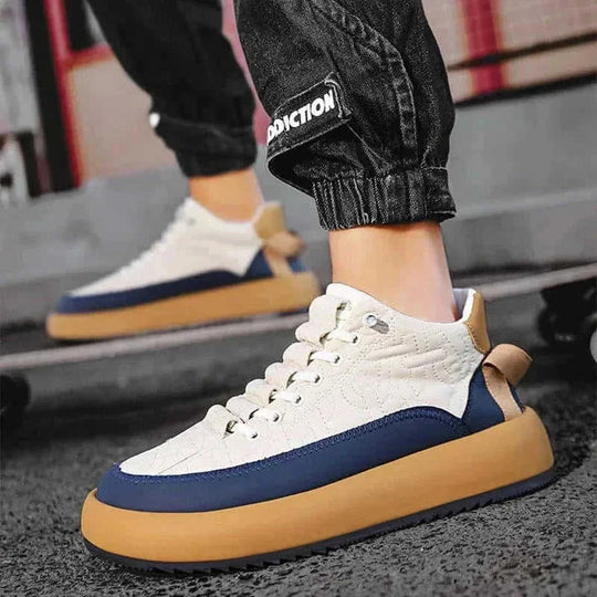 thick-soled sneakers for men | breathable mesh running shoes | lightweight walking shoes | energy saving