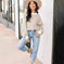 oversized knit sweater | premium cotton blend | long sleeve pullover | ultrasonic cleaning