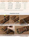 thick full-grain cowhide belt | solid brass roller buckle | heavy-duty leather belt | ultrasonic cleaning