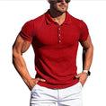 slim-fit polo shirt | mercerized cotton fabric | breathable short-sleeve shirt | ultrasonic cleaning