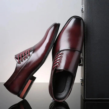 Japanese Square Toe Large Size Men's Shoes Meifu Market