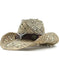 hand-woven natural grass hat | adjustable leather hatband | wide-brim sun protection hat | energy saving