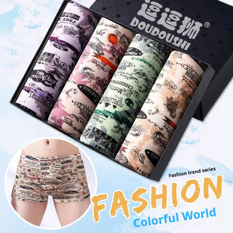 Men's Boxer Briefs Student Trendy Fashion New Meifu Market