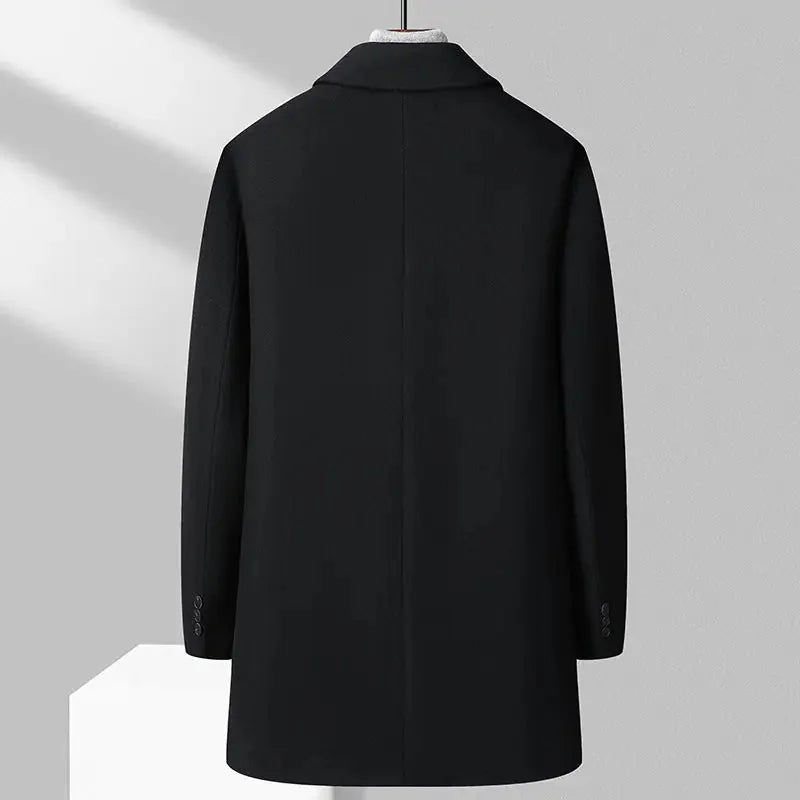 reversible wool coat for men | 100 wool material | double-sided winter coat | energy saving