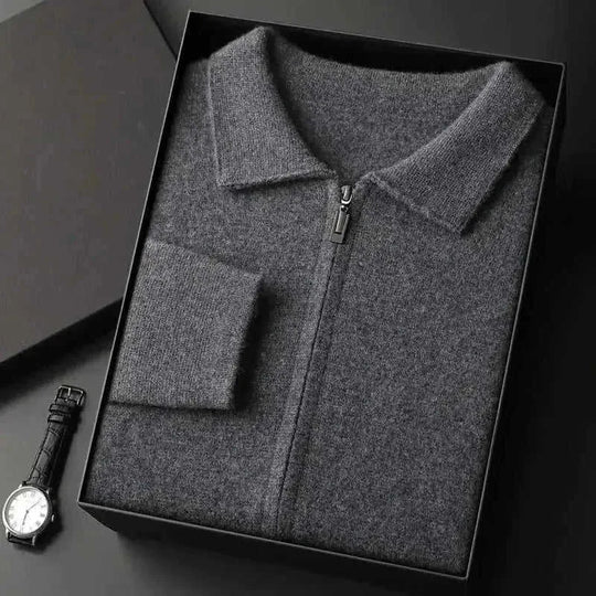 mens wool blend cardigan | oversized fit sweater coat | lightweight knitwear for layering | ultrasonic cleaning