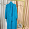 long sleeve abaya dress | plus size modest wear | cotton blend robe dress | ultrasonic cleaning