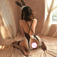 Bunny Lace Up Jumpsuit Set Underwear Uniform Temptation Underwear Meifu Market