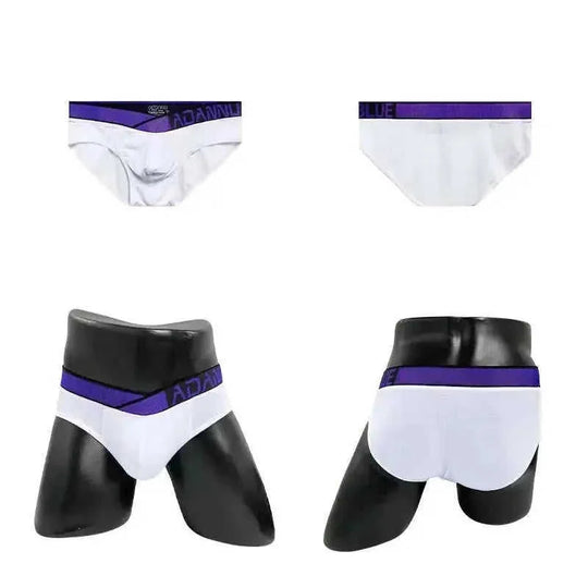 mens triangle v belt | laser gradient belt | adjustable elastic waistband | energy saving