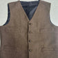 herringbone vest for men | wool blend vest | slim fit mens vest | energy saving