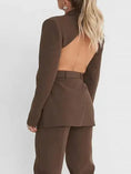 open-back blazer | lace-up blazer | cutout blazer | energy saving