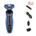 triple blade razor for men | rechargeable beard trimmer | cordless hair clipper | energy saving