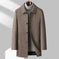 reversible wool coat for men | 100 wool material | double-sided winter coat | energy saving