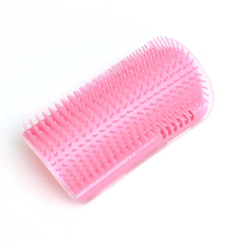 self-cleaning cat brush | silicone grooming comb | wall-mounted pet massager | ultrasonic cleaning