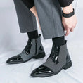 New Leather Boots Fashion Men's Business Formal Leather Shoes Meifu Market
