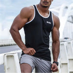 Men's Cotton Muscle Tank Top – Gym & Casual Sleeveless Shirt, 4 Colors