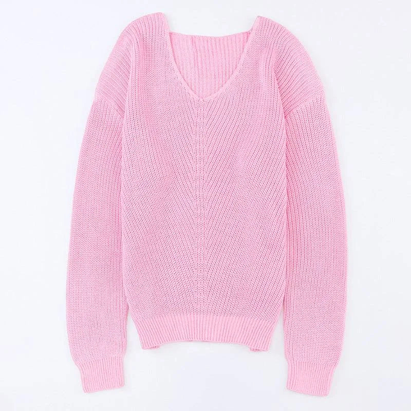 long sleeve womens sweater | autumn slim fit pullover | threaded sweater for women | energy saving