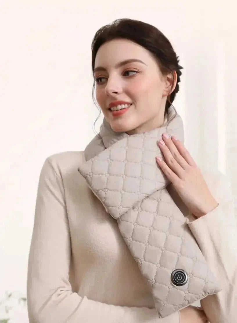 Electric Heating Scarf 3 Gear Heating Pads Outdoor Warm Heated Scarf USB Heater Thermal Shawl Neck Brace Warm Bib For Wome...
