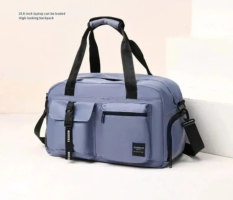 large waterproof gym bag | womens swim bag with wet pocket | yoga duffel bag for travel | energy saving