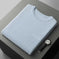 jacquard knit vest for men | merino wool blend pullover | slim fit business vest | ultrasonic cleaning
