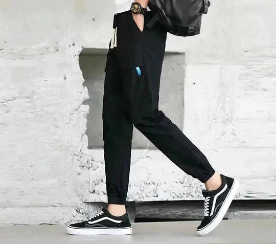 quick-dry fabric pants | elastic waistband with drawstring | lightweight athletic pants | energy saving