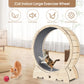 Cat Exercise Wheel For Indoor Cats, Running Wheel With Carpeted Runway Meifu Market