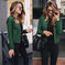 Women's PU Leather Jacket - Autumn Winter Fashion Suit Jacket Meifu Market