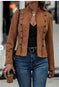 Double-row Metal Buckle Deerskin Velvet Retro Long-sleeved Coat Meifu Market