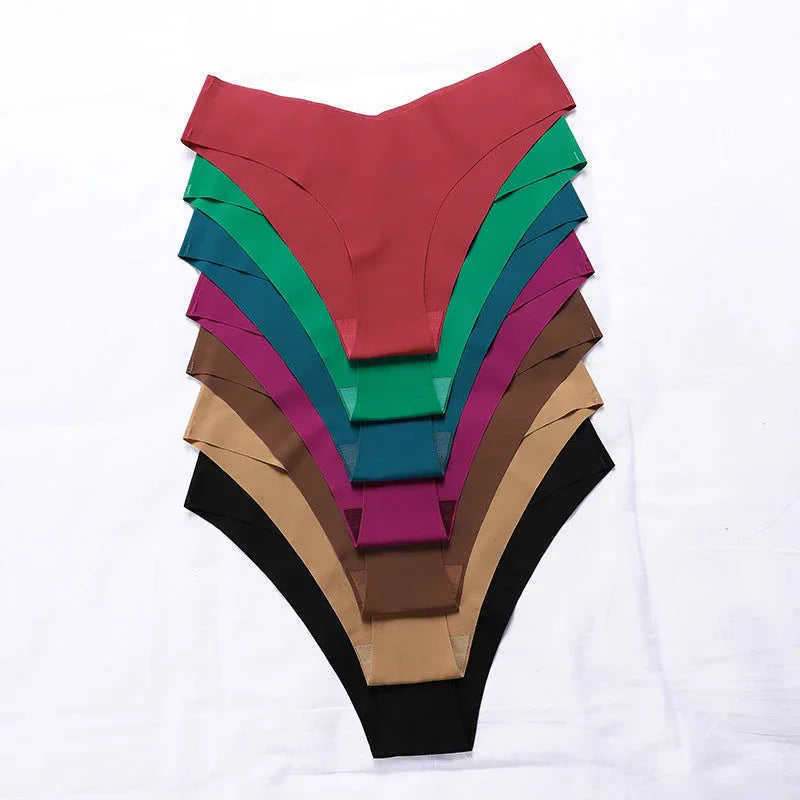 Seamless Ice Silk Underwear Women's Cotton Crotch Breathable Underwear Meifu Market