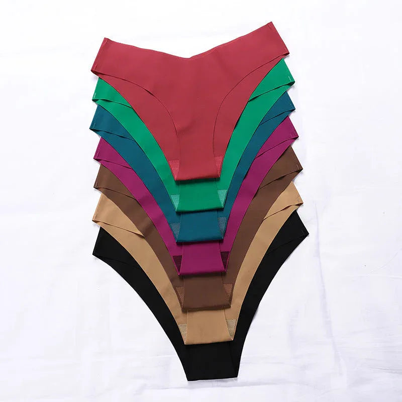 Seamless Ice Silk Underwear Women's Cotton Crotch Breathable Underwear Meifu Market