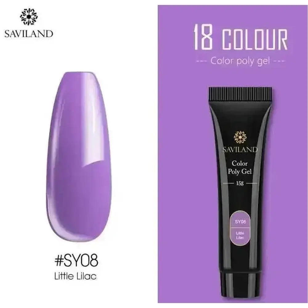 15g nail colored crystal extension glue SY12 - color variant display