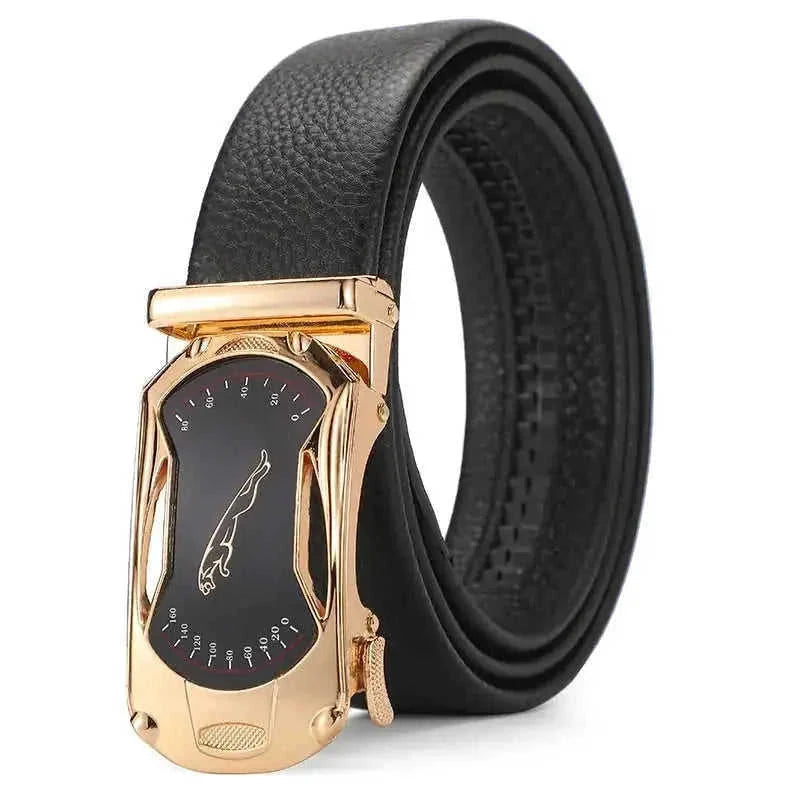 Genuine Leather Automatic Pure Leather Belt Boys Style 10 - color variant display