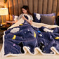 Cashmere Three-layer Blanket Thickened Warm Feather Silk Blanket meifu market