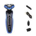 triple blade razor for men | rechargeable beard trimmer | cordless hair clipper | ultrasonic cleaning