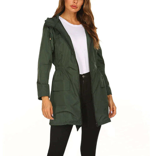 Waterproof Light Raincoat Hooded Windbreaker Mountaineering Jacket Women's Jacket Meifu Market