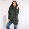 Women's Plus Size Solid Color Coat Meifu Market