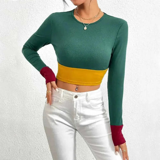 Men's Slim Fit Long Sleeve T-Shirt - O-Neck Casual Pullover M - texture and material detail