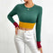 Men's Slim Fit Long Sleeve T-Shirt - O-Neck Casual Pullover M - texture and material detail