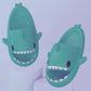 Adult's Slippers Indoor Outdoor Funny Shark Cartoon meifu market
