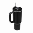 oz insulated tumbler with straw | stainless steel vacuum insulation | leak-proof travel mug | ultrasonic cleaning