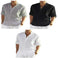 cotton linen blend fabric | loose fit long sleeve shirt | mens casual solid color shirt | ultrasonic cleaning
