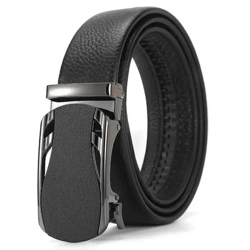 Genuine Leather Automatic Pure Leather Belt Boys Style 10 - color variant display
