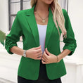 Plus Size Women's Single Button Front Lapel Blouse Elegant Solid Color Long Sleeve Office Shirt Professional Work Wear Tops Meifu Market