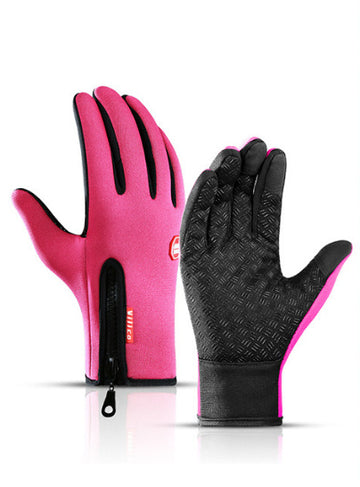 Winter Gloves Touch Screen Riding Motorcycle Sliding Waterproof Sports Gloves With Fleece Meifu Market