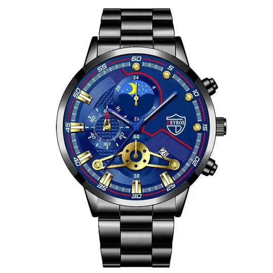 stainless steel case | office wear timepiece | free shipping offer | energy saving