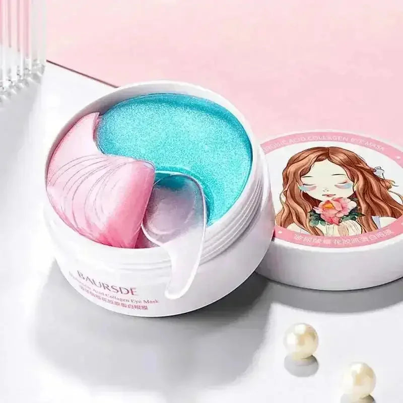 hyaluronic acid eye patches | collagen eye masks for dark circles | cherry blossom eye patches | ultrasonic cleaning