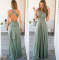 backless maxi dress | floor-length bandage dress | multiway convertible dress | ultrasonic cleaning
