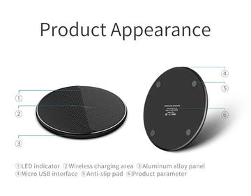 10W Qi Wireless Charger for Doogee Rugged Phones - Meifu Market