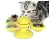 automatic rotating cat toy | interactive cat scratcher | dental cleaning cat toy | ultrasonic cleaning