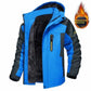 waterproof fleece lining | mid-length winter coat | outdoor hiking jacket | energy saving